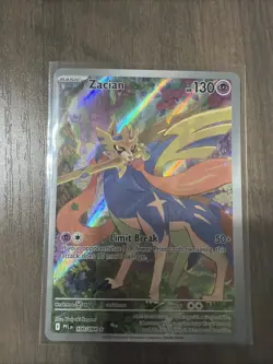 Zacian 100/094 Illustration Rare Phantasmal Flames Pokemon Near Mint - Image 1