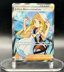 Lillie’s Determination 169/132 UR Holo Pokemon Mega Evolution 2026 Full Art NM/M - Image 2