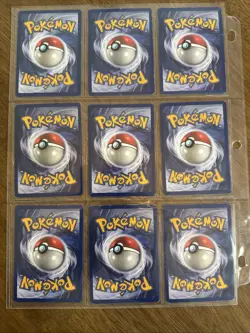 Pokemon 1st Edition WOTC Lot Jungle Fossil Vintage LP 9 Cards Snorlax Clefable - Image 2