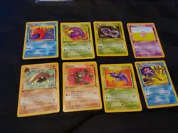 1999 Pokemon Fossil 1st Ed Card Lot 8 Cards. Collectible Card Game Movie - Image 1