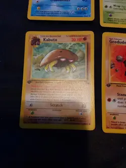1999 Pokemon Fossil 1st Ed Card Lot 8 Cards. Collectible Card Game Movie - Image 5
