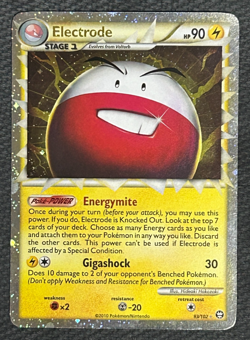 Pokemon Electrode Prime Triumphant 93/102 - MP (small crease) - Image 1
