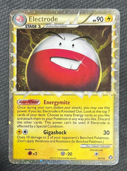 Pokemon Electrode Prime Triumphant 93/102 - MP (small crease) - Image 4