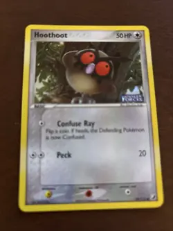 Pokemon TCG: Hoothoot - Unseen Forces Reverse Holo 59/115 - MP - Image 1