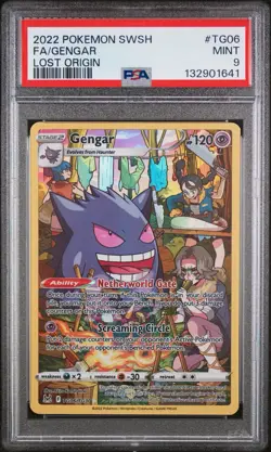 Gengar TG06/TG30 PSA 9 MINT Lost Origin Trainer Gallery Pokemon TCG - Image 1