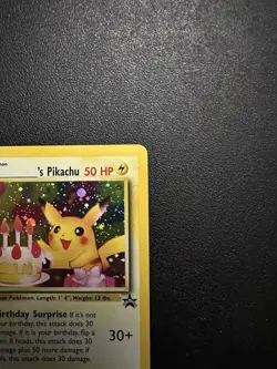 Pokemon Birthday Pikachu holofoil Black Star promo #24 - Image 4