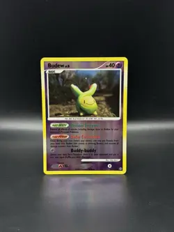 Budew 33/100 Stormfront Reverse Holo Pokemon TCG Yuka Morii Artwork - Image 1