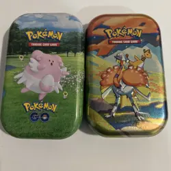 Pokemon TCG 2 x Mini Tins EMPTY - Image 1