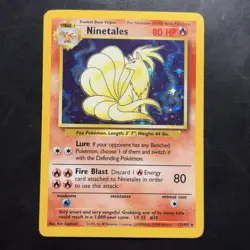 Pokemon Vintage Holo Ninetales Base Set WotC 1999 - Image 1