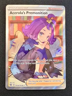 Acerola's Premonition TG24/TG30 Brilliant Stars Trainer Gallery NM Pokemon TCG - Image 1