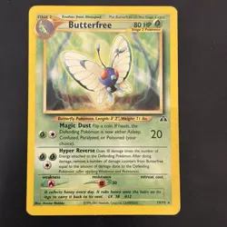 Pokemon Vintage Rare Butterfree 19/75 Neo Discovery WotC - Image 1