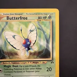 Pokemon Vintage Rare Butterfree 19/75 Neo Discovery WotC - Image 3
