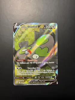 Galarian Stunfisk V 184/189 Darkness Ablaze - Image 1