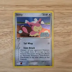 Pokemon Skitty EX Crystal Guardians 41/100 Holo Stamped - Image 1
