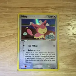 Pokemon Skitty EX Crystal Guardians 41/100 Holo Stamped - Image 2
