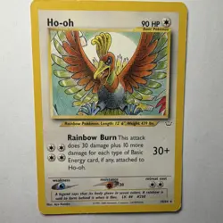 Ho-oh 18/64 Neo Revelation Rare Pokemon TCG - Image 1