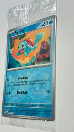 Pokemon TCG 151 Squirtle 007/165 Pokemon Center Exclusive Promo | Sealed - Image 3