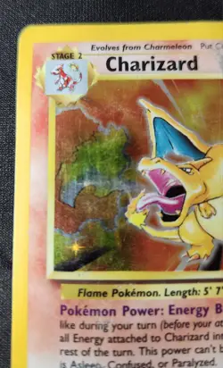 Charizard 4/102 Holo Rare - Base Set - Pokemon TCG - *Damaged* - Image 2