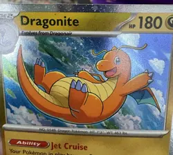 Dragonite 149/165 Cosmos Holo 151 Promo Pokemon - PERFECT SWIRL - Image 4