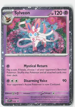 Sylveon (Cosmos Holo) 172 Holo Promo Scarlet & Violet Promo Pokemon Near Mint - Image 1