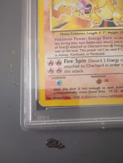 1999 Pokemon Base Set Charizard Holo #4 – PSA 1 – Unlimited – Vintage WOTC - Image 3