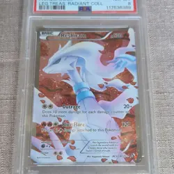 Pokemon Reshiram RC22/RC25 Legendary Treasures Ultra Rare Full Art Holo PSA 8 2… - Image 2