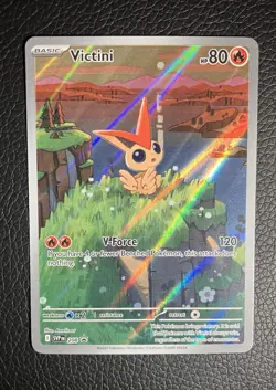 Pokemon TCG Victini #208 Scarlet & Violet Black Star Promo - Image 1