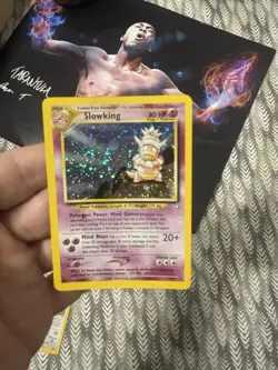 Pokemon TCG Slowking 14/111 Neo Genesis Holo - DMG - Image 1