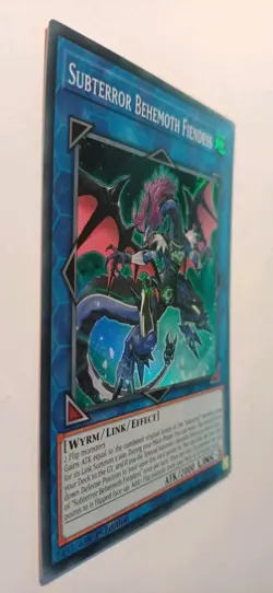 Subterror Behemoth Fiendess - CIBR-EN098 - Super Rare - 1st Edition VLP YuGiOh! - Image 2