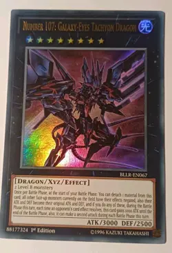Yugioh 1st VLP Number 107: Galaxy-Eyes Tachyon Dragon BLLR-EN067 Ultra Rare - Image 1