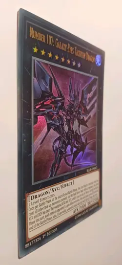 Yugioh 1st VLP Number 107: Galaxy-Eyes Tachyon Dragon BLLR-EN067 Ultra Rare - Image 2