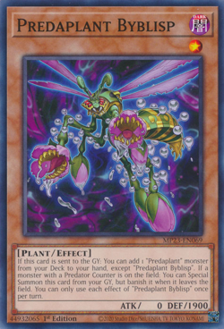 Predaplant Byblisp MP23-EN069 1st ED Yu-Gi-Oh! - Image 1
