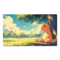 Charmander Board Game Pokemon Table Playmat Games Play Mat TCG CCG Pad Mousepad - Image 1