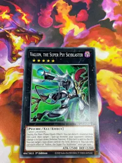 Yugioh! Vallon, the Super Psy Skyblaster DUAD-EN048 Common 1st Edition NM - Image 1