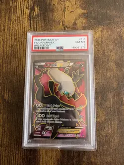 Pokemon Darkrai EX Full Art 118/122 Breakpoint Ultra Rare Holo PSA 8 - Image 1