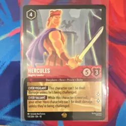 Disney Lorcana Hercules-Mighty Leader Character 118/204 Hercules - Image 1