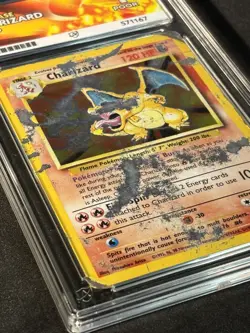 Pokemon TCG Charizard 4/102 Base Set Vintage 1999 Holo Rare WOTC Ace Grade 1 - Image 4
