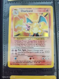 Pokemon TCG Charizard Base Set 4/102 Holo Unlimited Holo Rare - Image 1