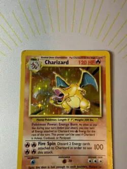 Pokemon TCG Charizard 🔥 4/102 Base Set Unlimited Holo Rare ✨ - Image 2