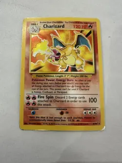 Pokemon TCG Charizard Holo Card Base Set, 4/102, Rare - Image 1