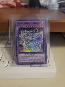 Cyber Eternity Dragon LDS2-EN033 Green Ultra Rare Yugioh Card Mint 1st Ed - Image 1