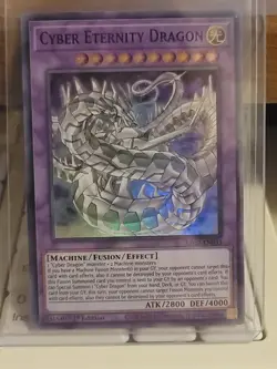 Cyber Eternity Dragon LDS2-EN033 Green Ultra Rare Yugioh Card Mint 1st Ed - Image 2