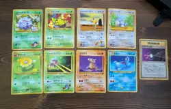 Vtg Pokemon Card Lot Pocket Monsters Japanese Various Condition Some Rough! - Image 1