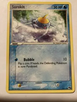 Surskit 14/17 Common Pokemon POP Series 1 Card - Image 1