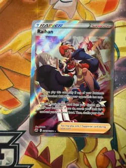 Raihan GG65/GG70 Crown Zenith Galarian Gallery NM Full Art Pokemon Card - Image 1
