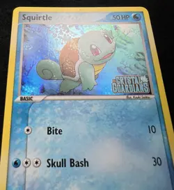 Squirtle 63/100 Crystal Guardians Reverse Holo Stamped Pokemon Card - NM/LP - Image 3