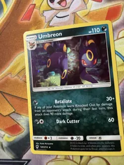 Umbreon 120/214 Blister Exclusive Cosmos Holo NM Pokemon Card English - Image 2