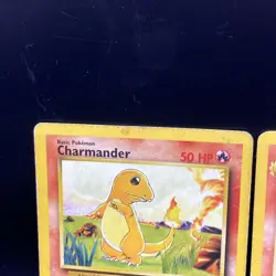 Vintage 🔥 Charmander & Charmeleon 🔥 Base Set Pokemon TCG Cards 1999 WOTC NM - Image 2