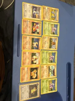 Pokemon Base Set SHADOWLESS/1st Ed. Uncommon/Common WotC - 12 Card Lot LP/HP - Image 2