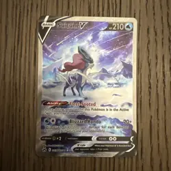 Suicune v Crown Zenith Galarian Gallery Holo Ultra Rare Card GG38 GG70 - Image 1